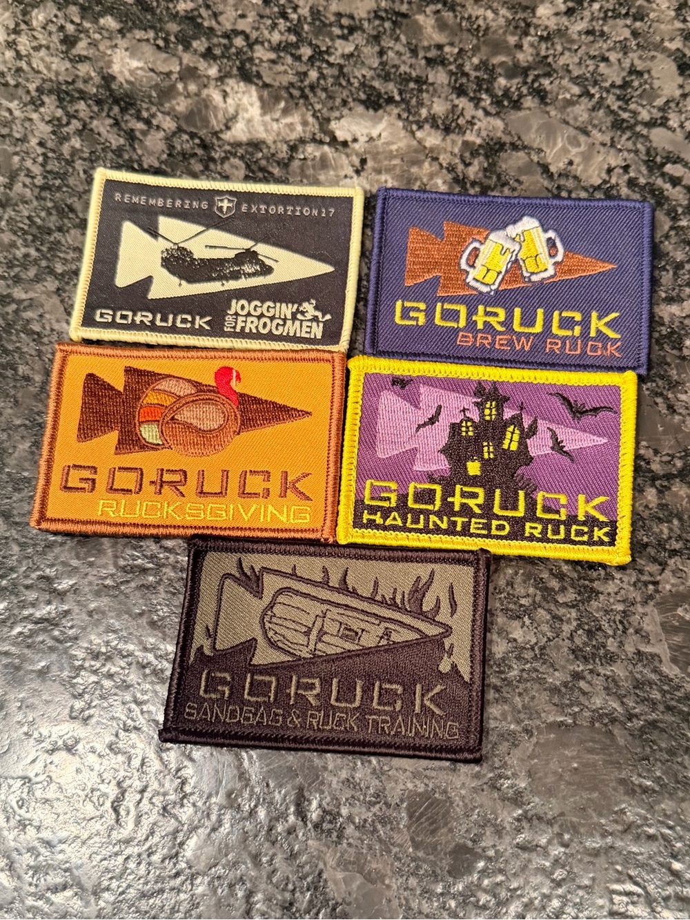 GORUCK challenge patches (more) NWOT